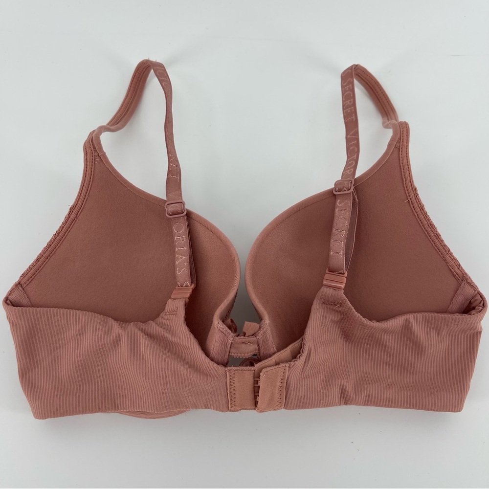 Victoria's Secret Body by Victoria Perfect Shape Lace Bra, Rose Pink, Size 32C - Picture 4 of 8